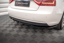 Audi A5 Coupe 8T Facelift 2011-2016 Bakre Splitter (Med Splitters) V.1 Maxton Design